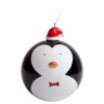 Елочный шар с фигуркой «Новогодний пингвин», 9 см - 