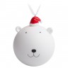 Елочный шар с фигуркой «Новогодний мишка», 9 см - 