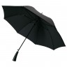 Зонт-трость с фактурной тканью Ricardo, черный - 