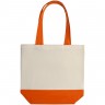 Холщовая сумка Shopaholic, оранжевая - 