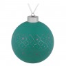 Елочный шар Chain, 10 см, зеленый - 