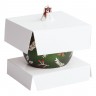 Елочный шар с фигуркой «Зимняя листва», 10 см - 