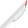 Ручка шариковая Prodir DS3 TMM-X, белая с красным - 