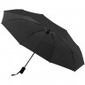 Зонт складной Manifest Color со светоотражающим куполом, черный - 
