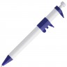 Ручка шариковая «Штангенциркуль», белая с синим - 