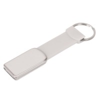 USB flash-карта &quot;Flexi&quot; (8Гб), белый, 8,5х2х0,5 см, металл, пластик 