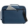 Рюкзак для ноутбука 2 в 1 twoFold, синий с темно-синим - 