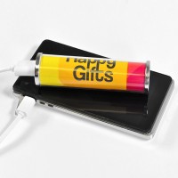 Универсальный аккумулятор "RollUp" (2200mAh) под полноцветную вставку,9,5х2,6 см,пластик, шт