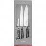 Набор из 3 кухонных ножей Victorinox Forged Chefs, черный - 