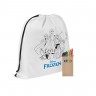 Рюкзак-раскраска с мелками Frozen, белый - 