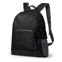Рюкзак складной MENDY, черный, 43х32х12 см, 100% полиэстер 