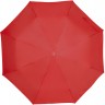 Зонт складной Silverlake, красный с серебристым - 