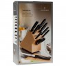 Набор ножей Victorinox Standart в деревянной подставке с ножницами - 