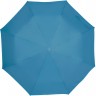 Зонт складной Silverlake, голубой с серебристым - 