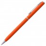 Ручка шариковая Hotel Chrome, ver.2, матовая оранжевая - 