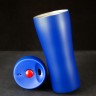 Термостакан Solingen, вакуумный, герметичный, синий - 