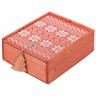 Коробка деревянная «Скандик», средняя, красная - 