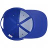 Бейсболка Bizbolka Canopy, ярко-синяя с белым кантом - 
