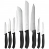 Набор из 8 кухонных ножей Victorinox Swiss Classic в деревянной подставке - 