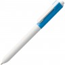 Ручка шариковая Hint Special, белая с голубым - 