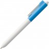 Ручка шариковая Hint Special, белая с голубым - 
