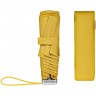 Складной зонт Alu Drop S, 3 сложения, механический, желтый (горчичный) - 