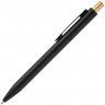 Ручка шариковая Chromatic PP, черная с золотистым - 
