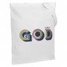 Холщовая сумка «Новый GOD», белая - 