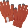 Сенсорные перчатки Scroll, оранжевые - 