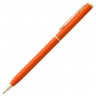 Ручка шариковая Hotel Gold, ver.2, матовая оранжевая - 