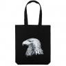 Холщовая сумка Like an Eagle, черная - 