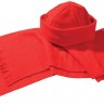 Комплект Unit Fleecy: шарф и шапка, красный - 