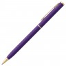 Ручка шариковая Hotel Gold, ver.2, матовая фиолетовая - 
