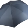 Зонт складной Unit Fiber с большим куполом, темно-синий - 