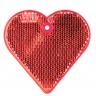 Пешеходный светоотражатель «Сердце», красный - 