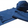 Комплект Unit Fleecy: шарф и шапка, синий - 