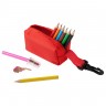 Набор Hobby с цветными карандашами и точилкой, красный - 