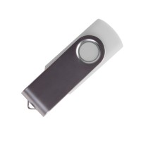 USB flash-карта &quot;Dot&quot; (16Гб), белый, 5,8х2х1,1см,пластик металл 