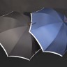 Зонт-трость светоотражающий Unit Reflect, синий - 