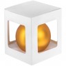 Елочный шар Gala Night Matt в коробке, золотистый, 8 см - 