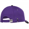 Бейсболка Bizbolka Honor, фиолетовая с черным кантом - 