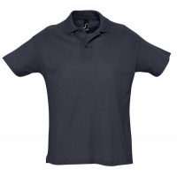 Рубашка поло мужская SUMMER II, тёмно-синий, S, 100% хлопок, 170 г/м2
