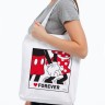 Холщовая сумка «Микки и Минни. Love Forever», белая - 