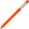 Ручка шариковая Swiper Soft Touch, неоново-оранжевая с белым - 