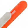 Ручка шариковая Swiper Soft Touch, неоново-оранжевая с белым - 