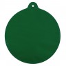 Новогодний самонадувающийся шарик, зеленый с белым рисунком - 
