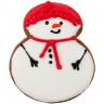 Печенье Sweetish Snowman, красное - 