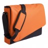 Конференц сумка Unit Messenger, оранжево-черная - 
