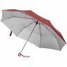 Зонт складной Silverlake, бордовый с серебристым - 