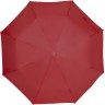 Зонт складной Silverlake, бордовый с серебристым - 